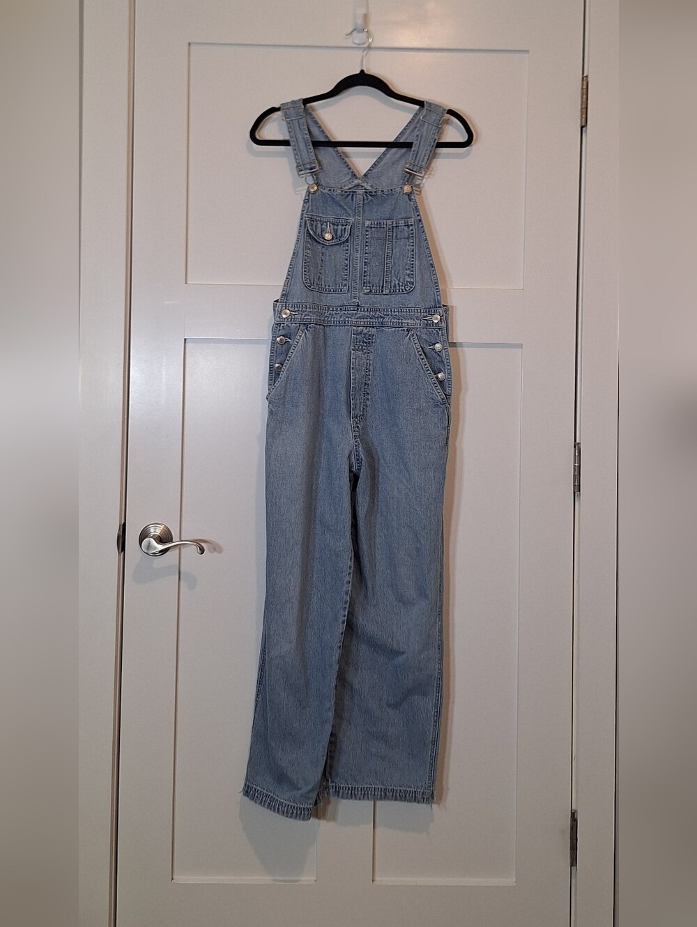 Gap Factory Denim Overalls Bibs Size Small Adjustable Straps